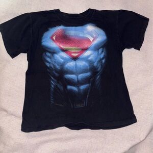 Superhero Logo Black T-Shirt